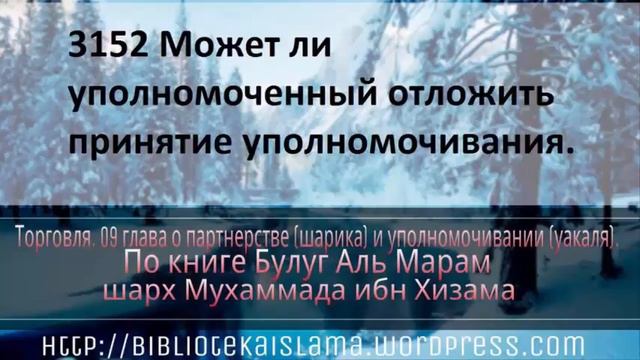 3152 Может ли уполномоченный отложить принятие уполномочивания