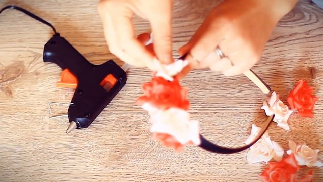 DIY: Ободок с цветами|Fosssaaa