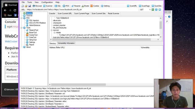 Testing for SQL Injection Using WebCruiser Tool смотреть онлайн