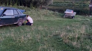 Подъем лодки лебедкой