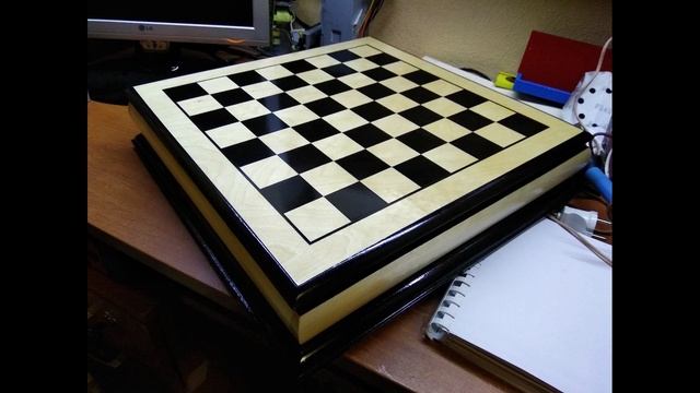 Шахматная доска своими руками смотреть онлайн