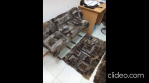 Покрывала коврики из меха бобра