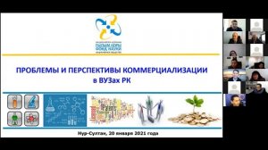 Круглый стол «О путях совершенствования работы Офиса коммерциализации ЕНУ им. Л.Н. Гумилева»