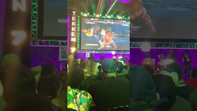 Combo Breaker 2019 - Tekken Top 8 - Hypest Moment - Rickstah (Akuma) vs Knee (Bryan)