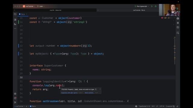 Typescript - Generics in typescript