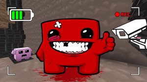 Слежу за СУПЕР МИТ БОЙ через камеру в МАЙНКРАФТ ! SUPER MEAT BOY FNF MINECRAFT