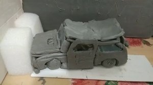 краш тест машинки из пластилина