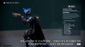 Ember Prime, Glaive Prime y Sicarus Prime - Reliquias y Detalles - Warframe en español