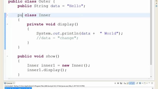19.4 Inner Class смотреть онлайн