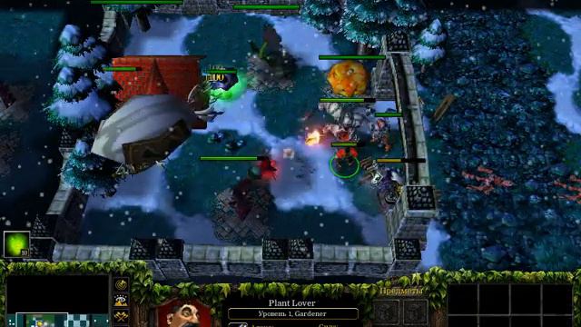 Игры в WarCraft III №1: Растения против зомби смотреть онлайн