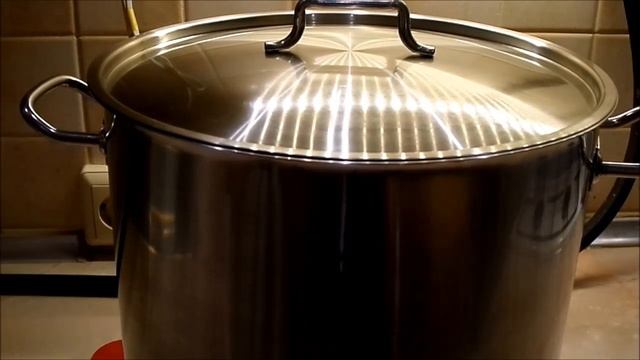 Нержавеющая кастрюля Jumbo 17.5л 3TTCLK1728002 HASCEVHER Медицинская нержавеющая сталь 18/10!