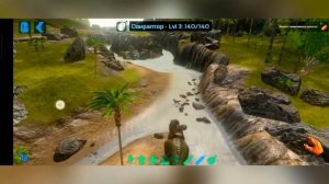 Краткий обзор Тираннозавра Рекса в игре (ARK MOBILE)