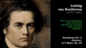 Ludwig van Beethoven|  Symphony No. 6 Pastoral | in F Major | Op. 68 | ベートーベン | 베토벤 | 贝多芬