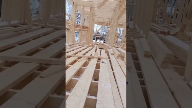 КАРКАСНЫЙ ДОМ 15,4х8м ДЛЯ ПМЖ. ФАСАД ПАНЕЛИ DOCKE. ЧАСТЬ 1 смотреть онлайн