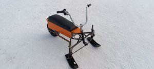 Колесный Электроснегоход своими руками