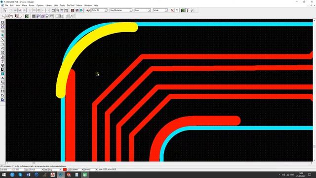 Правила проектирования гибких печатных плат в P-CAD