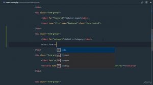 Udemy best laravel  - 031 Displaying Categories in form