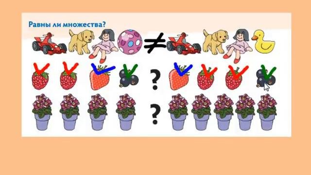 Как найти равные множества. Как найти равные множества