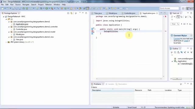 05 Model View Controller In Practice l java design patterns tutorial 2016