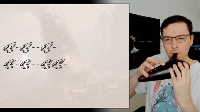 Frostpunk - Theme - Ocarina tutorial / tabs смотреть онлайн