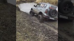 Покатушки на шевике)) Нива Шевроле для охоты