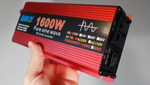Инвертор EASUN 1600W с чистой синусоидой. Измеряю максимальную мощность и смотрю на синусоиду