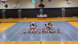 Cheerleading. Team The USA Junior Pom ICU 2021.Чир спорт. Команда США юниоры фристайл ЧМ 2021.