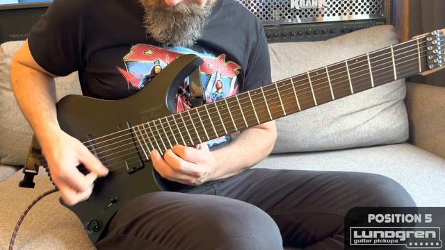 Lundgren M8C Pickup / Strandberg Boden Metal NX8 Guitar Only Mix смотреть онлайн