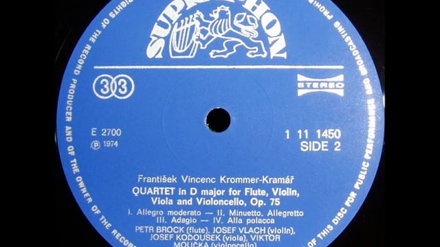 Two Bohemian Flute Quartets (2/2: Frantisek Krommer: Flute Quartet in D major, op. 75) смотреть онлайн