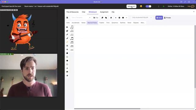 In-Person & Online Teaching using Muzie.live смотреть онлайн