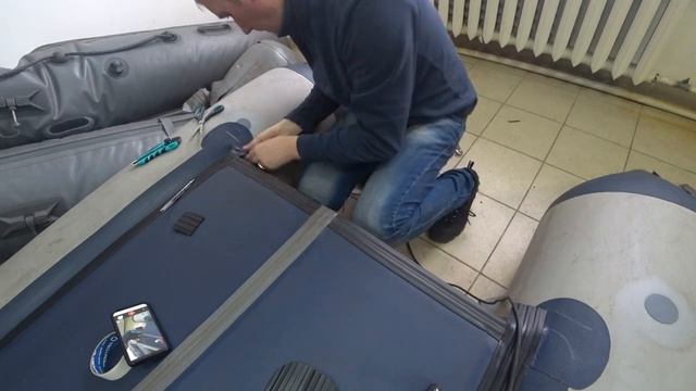 Усиление (бронирование) лодки ПВХ, эконом вариант, своими руками.DIY #усилениелодки, #Лодкапвх, #ПВ