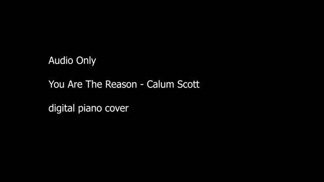 You Are The Reason - Calum Scott [digital piano cover] смотреть онлайн