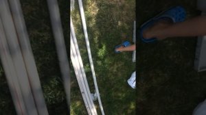 Лайф Хак!!! Из надувного бассейна INTEX easy set 4,54 x 1,22 делаем каркасный!!! Часть 1