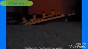 Lego Titanic movie stopmotion