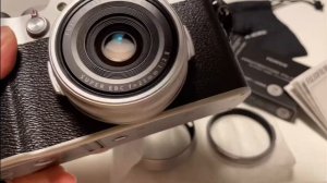 How to attach Fuji X100V lens hood and filter! (LH-X100 & PRF-49S)