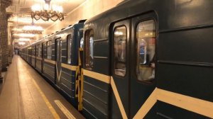 "Линкруст!" Отправление метропоезда из вагонов типа Ем-501/Ема-502/Емх-503 (81-501/502/503) №104