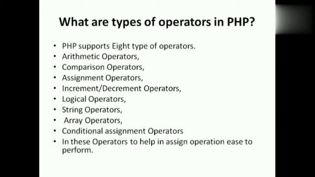php operators(hindi) | type of operator in php | php operator part1(Hindi) |operator in php