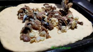 Рыбный пирог с селёдкой.