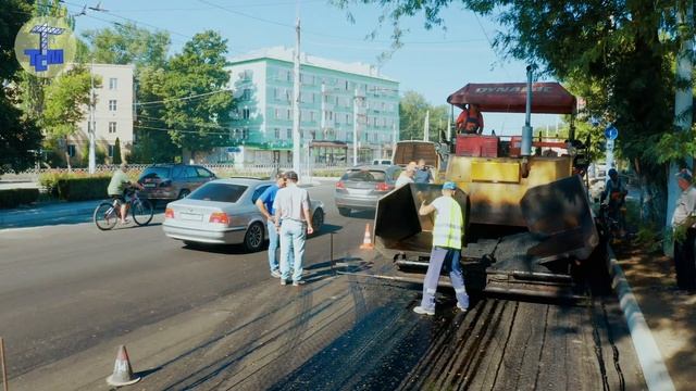 Укладка асфальта в Тирасполе, по ул. К.Либкнехта смотреть онлайн