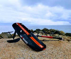 Виндфойл.  Первые полеты . Должанская коса. Азовское море.