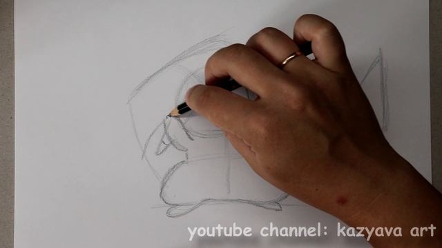 Как нарисовать покемона Пикачу в кепке смотреть онлайн