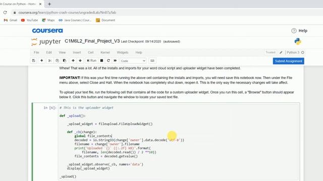 Crash Course on Python Coursera Week 6 Full solved |Google IT Automation with Python ||2020