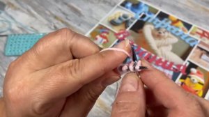 Узоры спицами. Плотный узор с вытянутой петлей. Knitting patterns. Dense pattern.