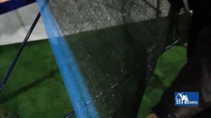 Сетка фасадная темно-зеленая плотностью 80г