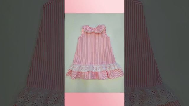 #Short #8 Vestido de Niña #Cuello Baby #Volantes #Patrones y Costura. смотреть онлайн