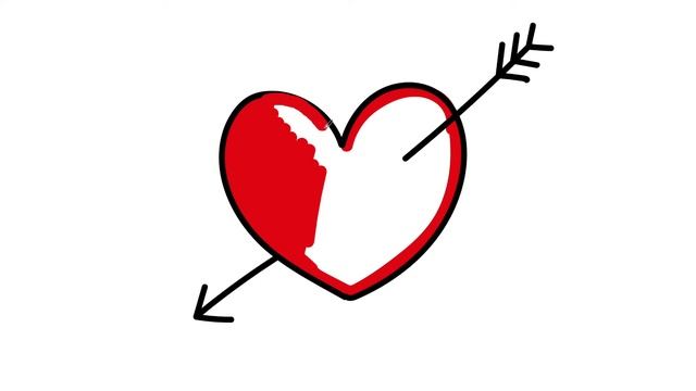 Как нарисовать / Раскраска СЕРДЕЧКО / How to draw HEART / Краски Раскраски