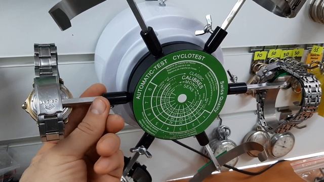 Циклотест, прибор для завода автоподзавода и теста хода часов. смотреть онлайн