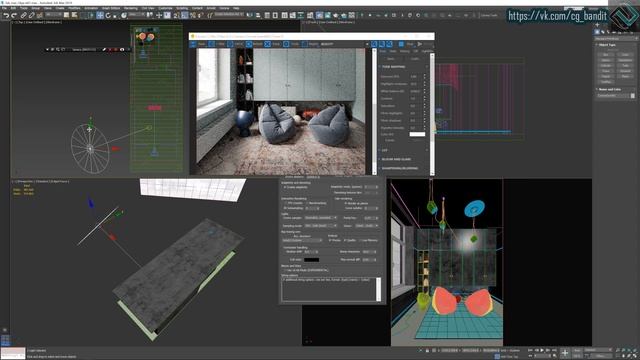 Убираем пикселизацию предпросчета в интерактиве Corona Renderer от CGBandit