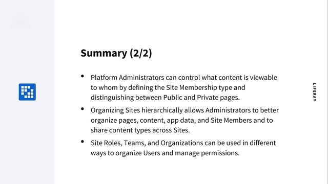 Build New Sites in 7.4 Summary смотреть онлайн