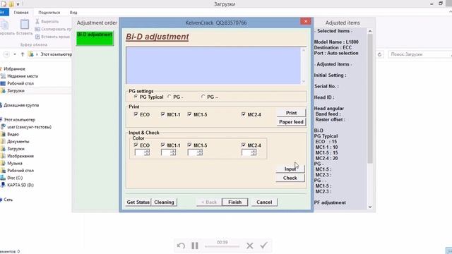 Двоение при печати у белой подложки и цветного изображение при печати при Bidirection режиме. смотреть онлайн